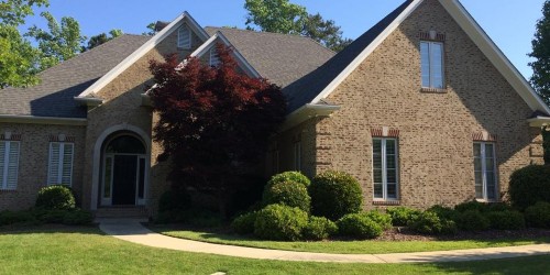  Mortar washed brick house in Greystone, Al 